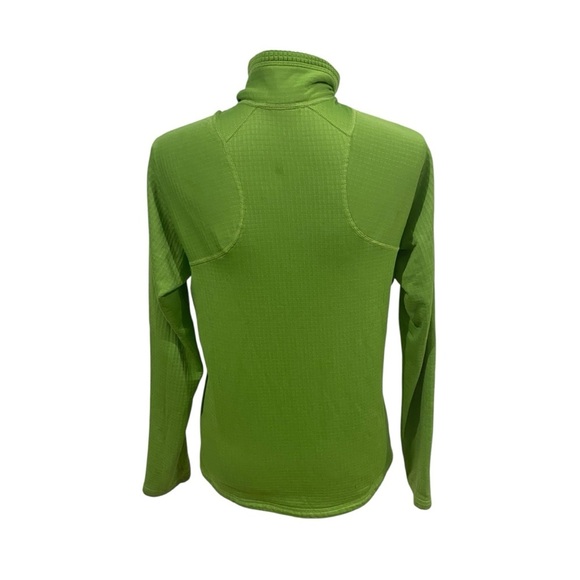 Patagonia Women’s 1/2 Zip Lime Green Size Medium Logo Flaws Polartec - Picture 4 of 16